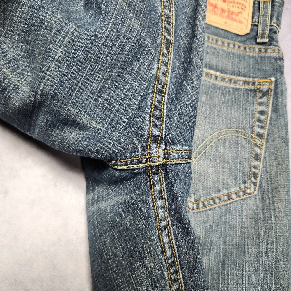 Levis 559 Relaxed Straight Jeans Mens 36x32 Blue Denim Medium‎ Wash 100% Cotton